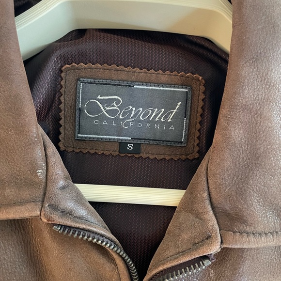 Men’s leather coat - Picture 4 of 4